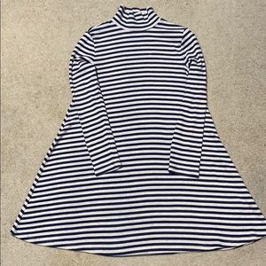 Gap Kids Striped Mock Turtleneck Dress